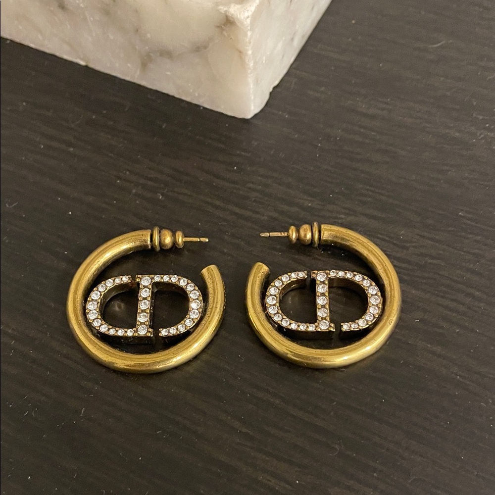 Gold Hoops - image 1
